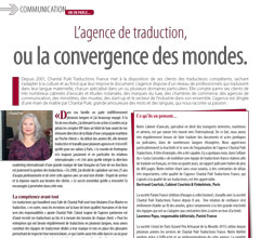 Chantal Pulé Traduction France - Article Info Entreprise
